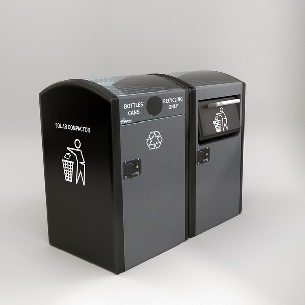 solar trash compactor recycling ma