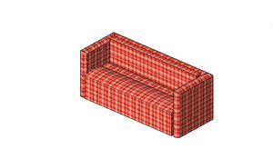 Sofa (Revit 2012 with materials and dimensions parameters)