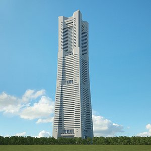 yokohama landmark tower 3D model