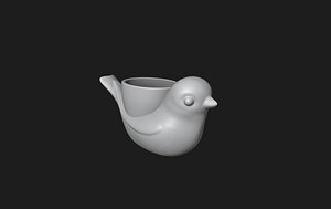 Bird Planter - Pen Holder 3D