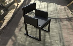 Camerich Emily armchair dark imitation  leather