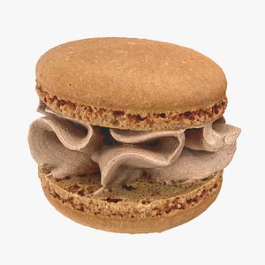 3D model Cream Macarons 02 - Raw Scan