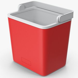 Red Ice Cooler 3D model