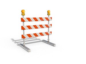 3d construction barrier