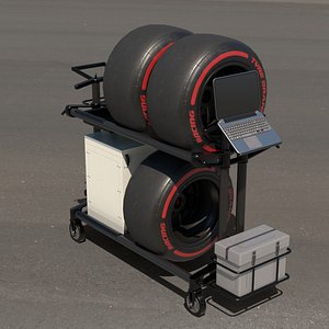 Pit Lane Trolley 3 New