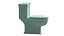 Vtg Mid Century Sky Blue Porcelain Toilet Old Bathroom Lavatory Briggs 125-24E