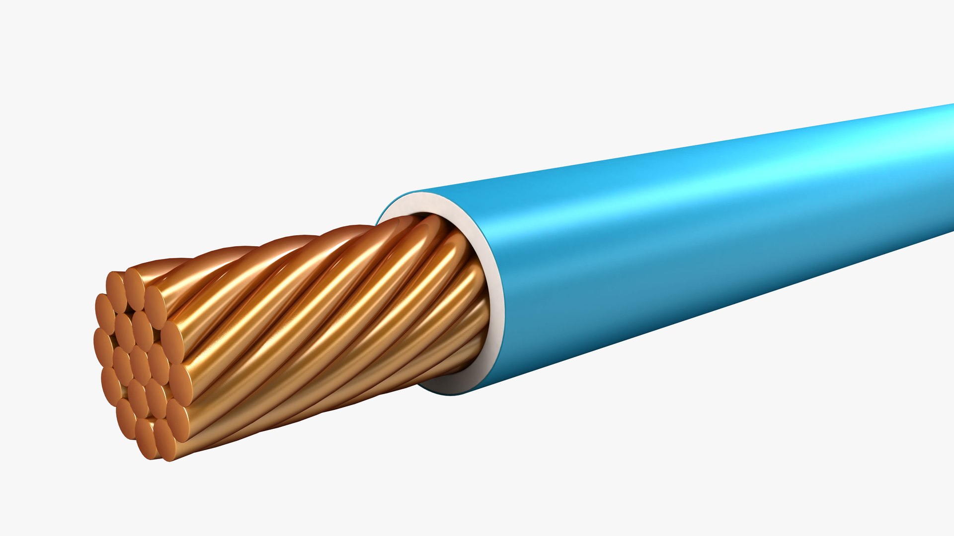 electrical cables building wire 3d model