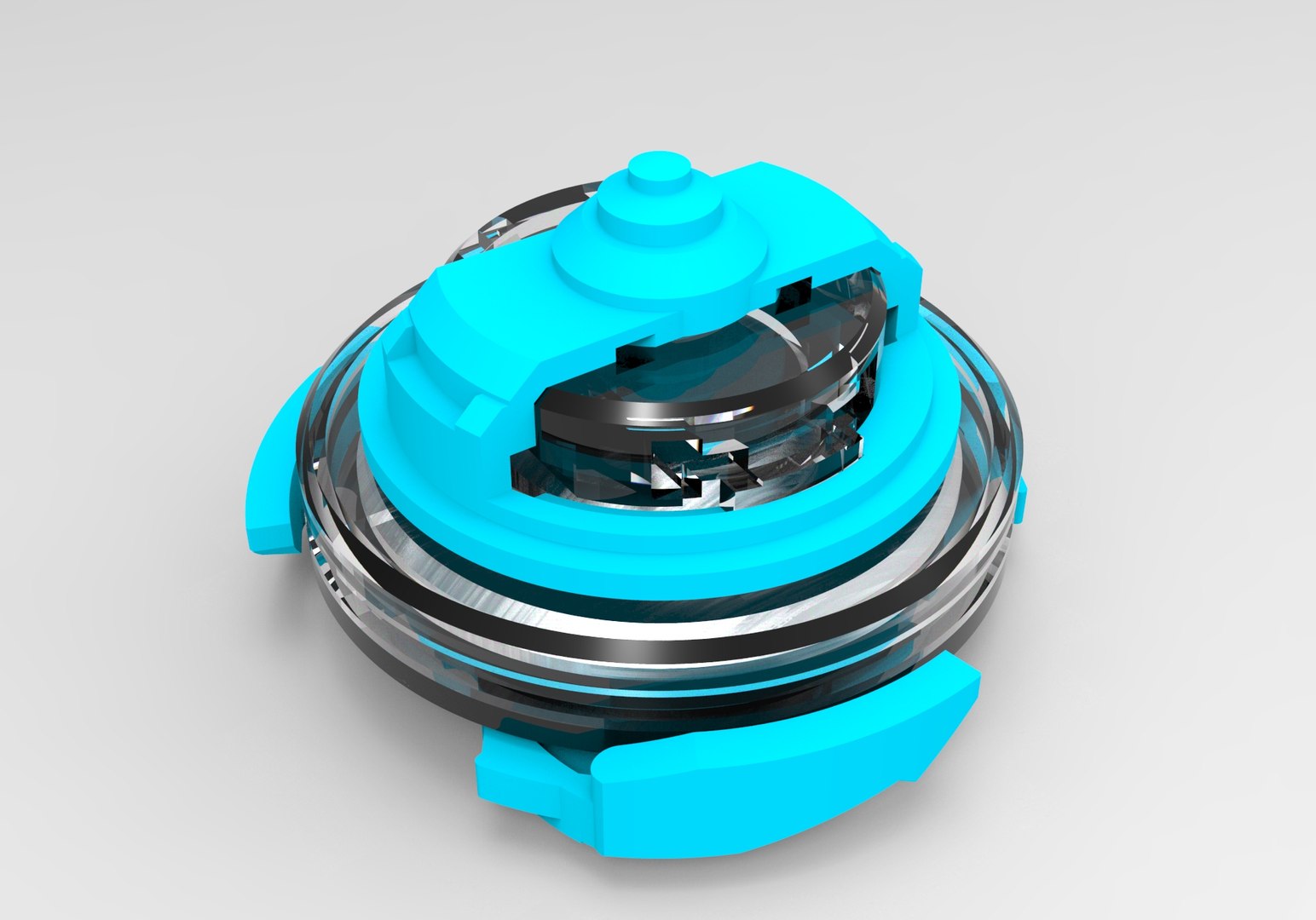 3D Model Beyblade Silver Snow Airwolf - TurboSquid 2044683