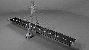 suspension bridge 3D