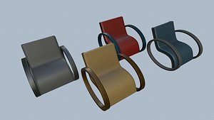 ready rocking chairs 3D model