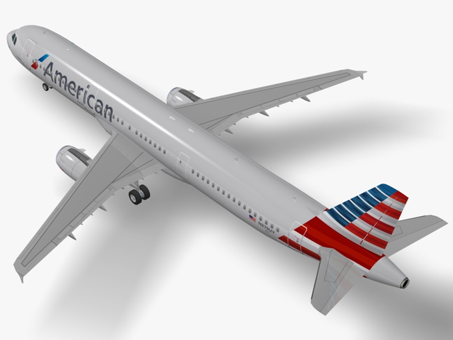 Airbus A321-231 American Airlines Model - TurboSquid 1195353