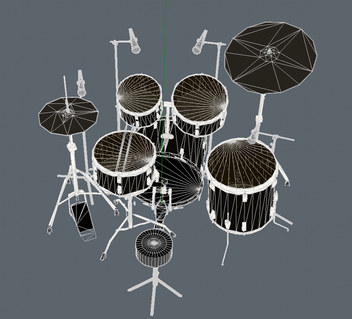 3d Drum Kit Model