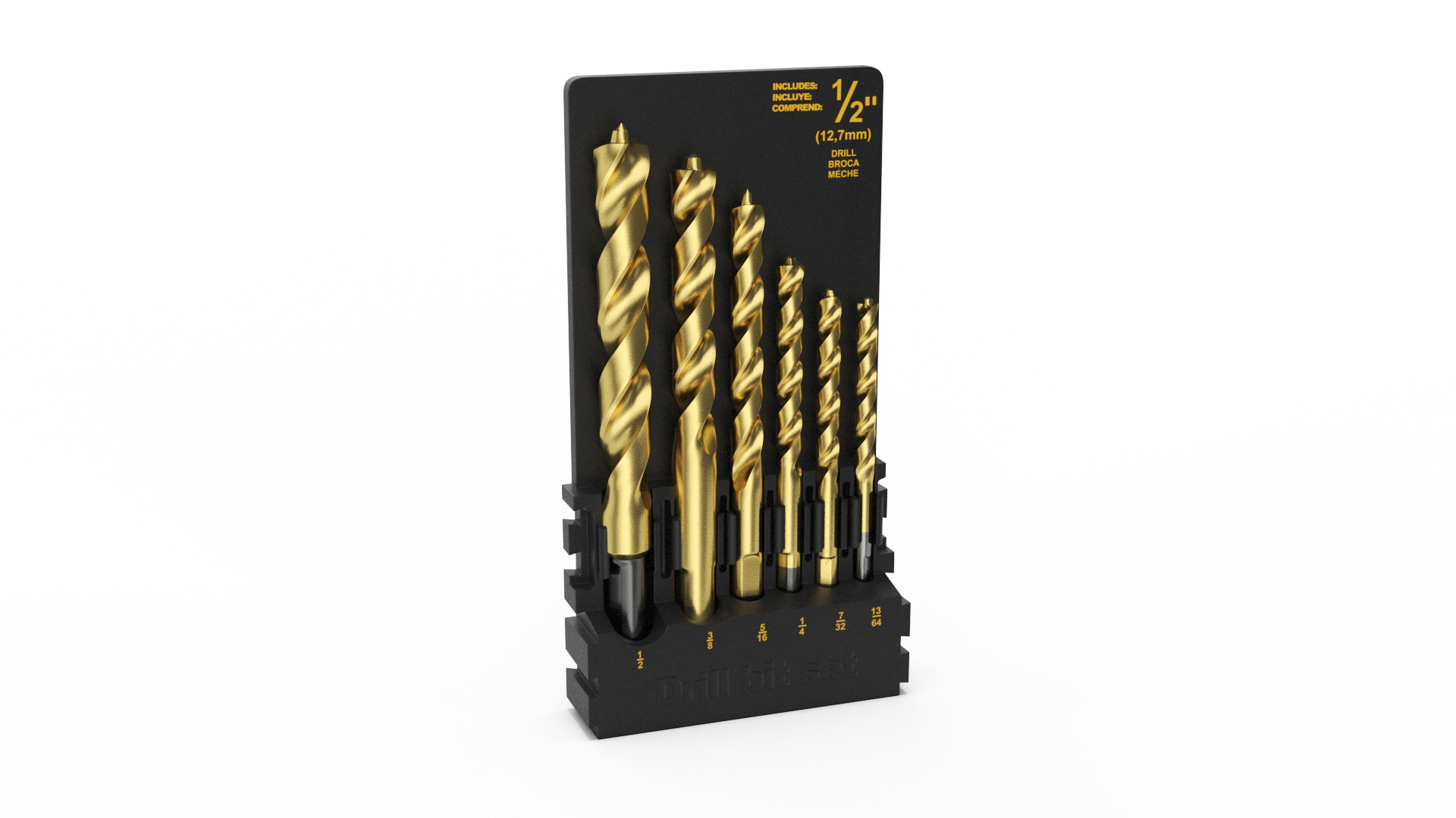 Titanium nitride drill hotsell bits