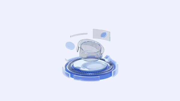 3D Chemical equipment glass test tube beaker model