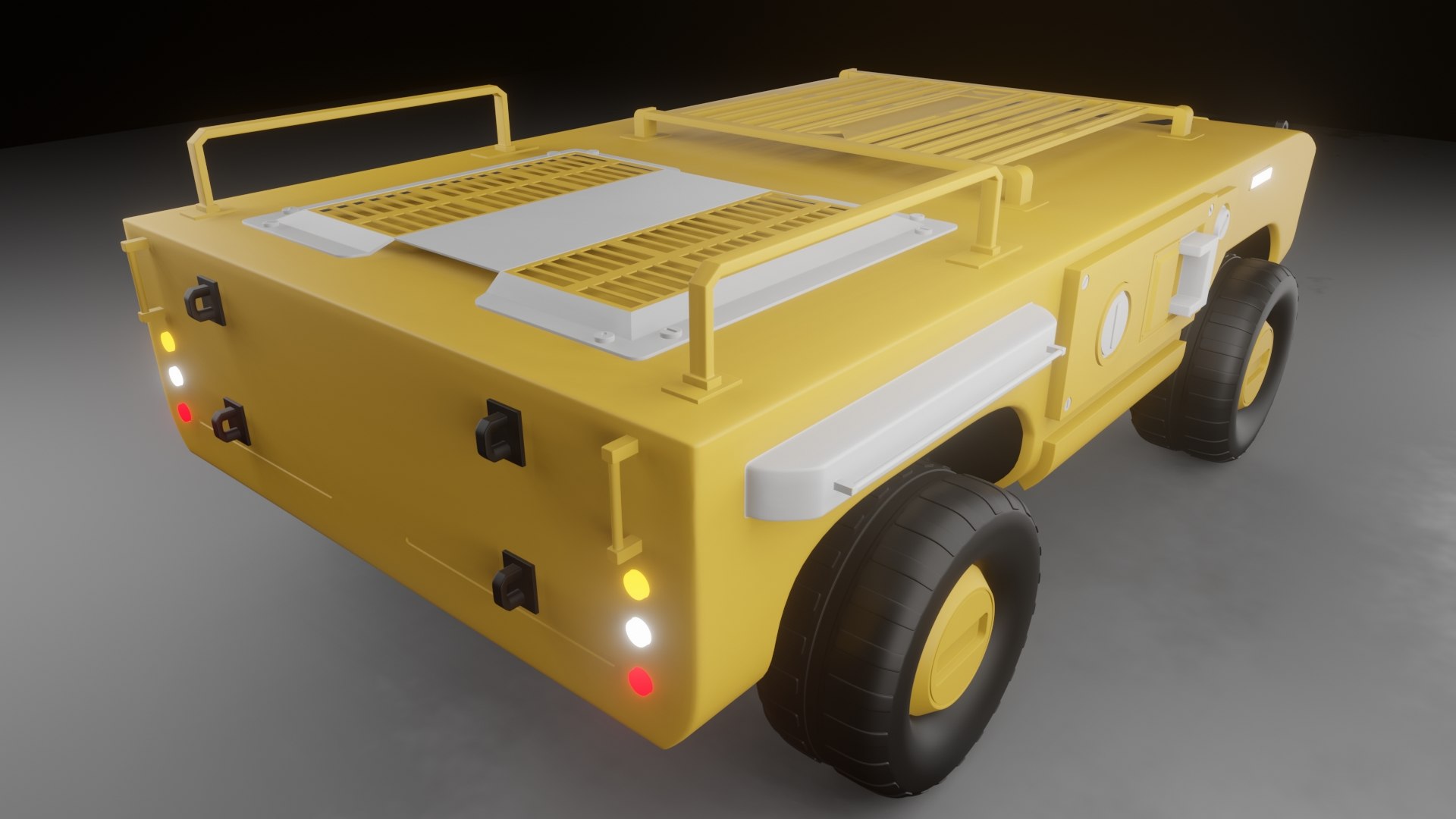 Yellow tractor model 3D model TurboSquid 2119514