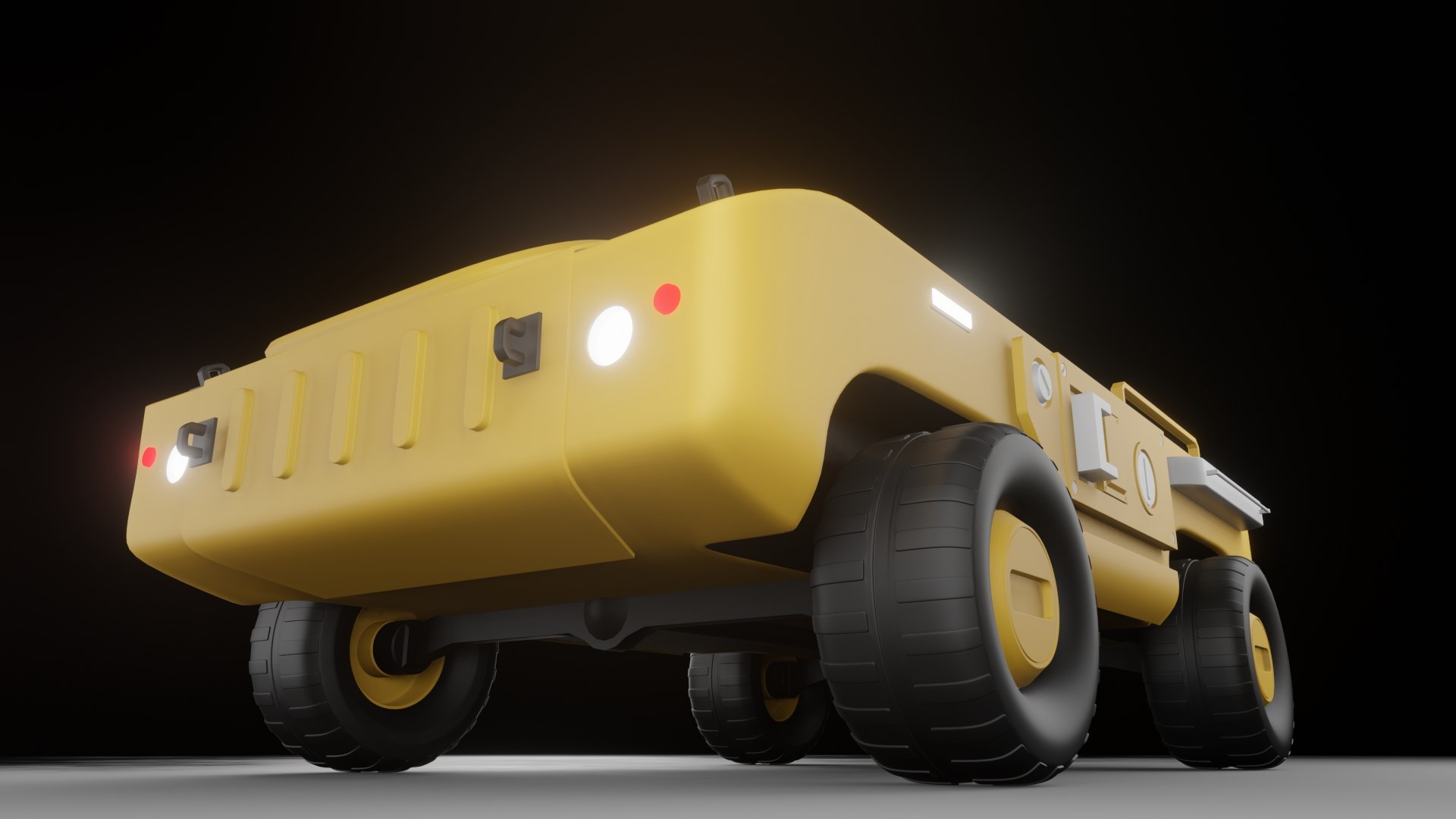 Yellow tractor model 3D model TurboSquid 2119514
