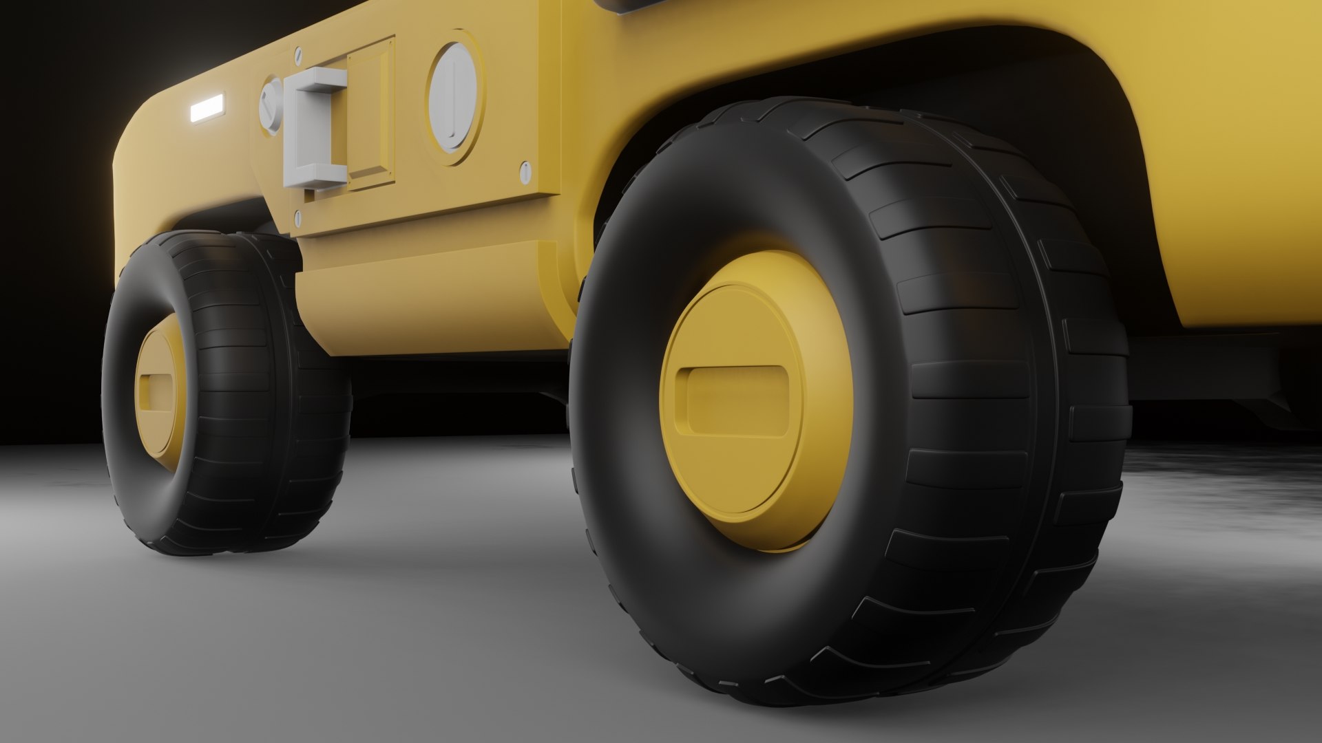 Yellow tractor model 3D model TurboSquid 2119514