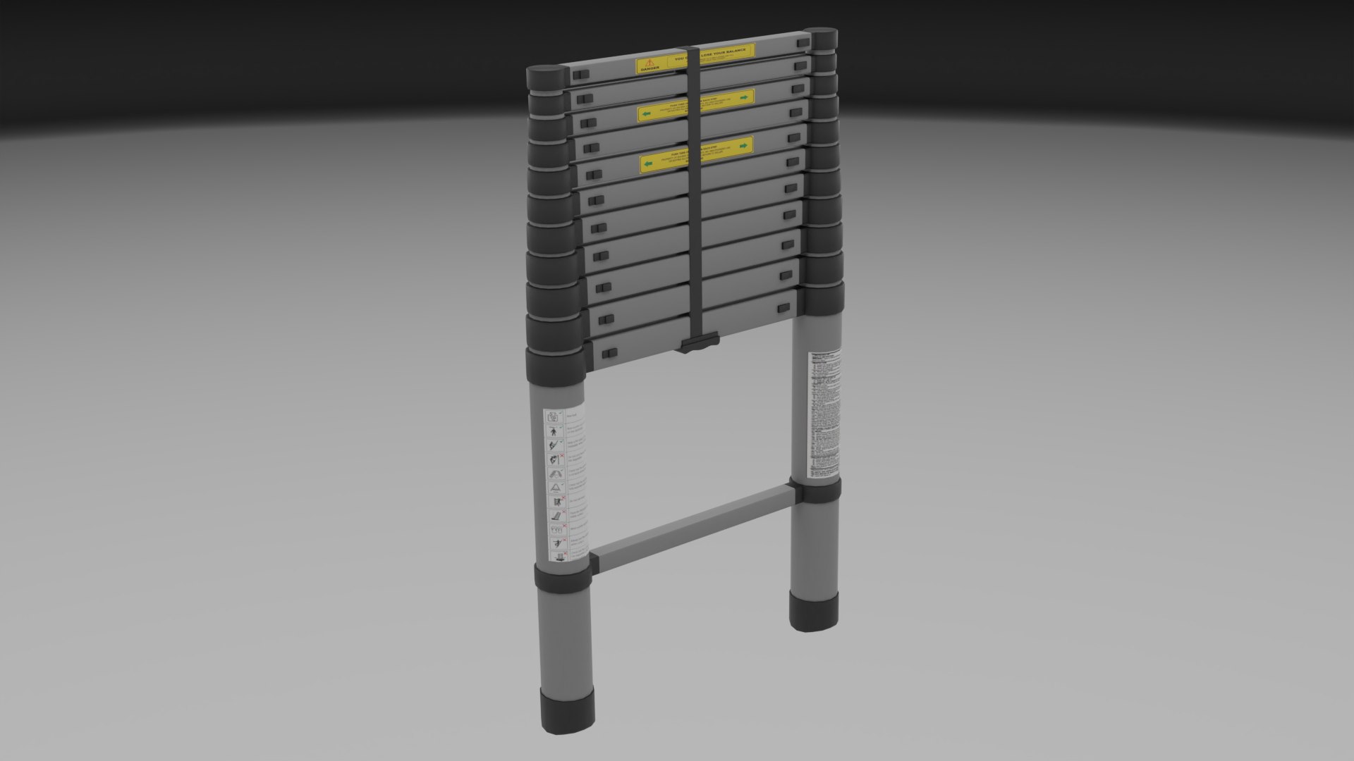 3D Model Telescopic Ladder - TurboSquid 2008878