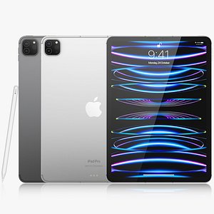 Apple iPad Pro 11 inch M2 3D model