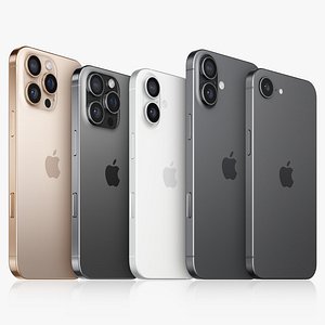 3D Apple iPhone 16 Collection