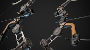 bow post-apocalyptic 3D model