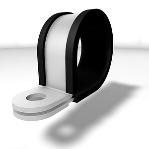 3D steel clamp rubber protection