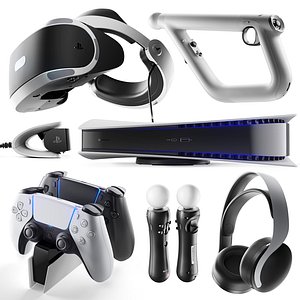 PlayStation 5 VR collection 3D