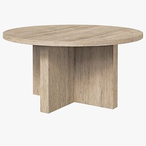3D Restoration Hardware Julien dining table