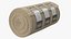 Rolled Elastic Bandage Beige with Clamps