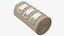 Rolled Elastic Bandage Beige with Clamps