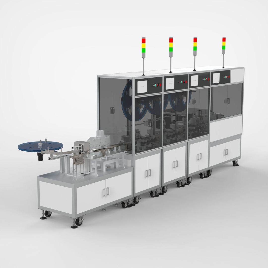 modelo 3d Automatic Pin Insertion Assembly Line - TurboSquid 1920661