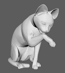 cat animal 3D model