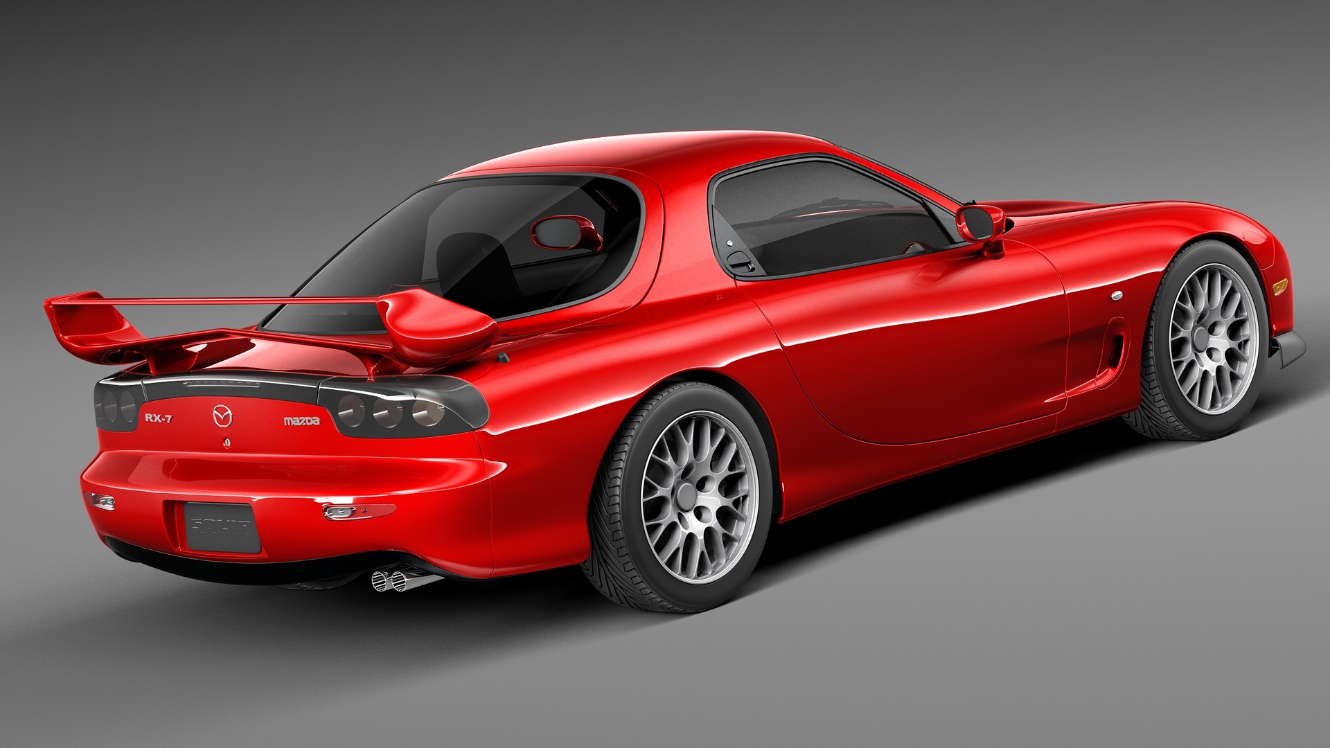 3d Model Mazda Rx7 Rx-7 Sport Coupe