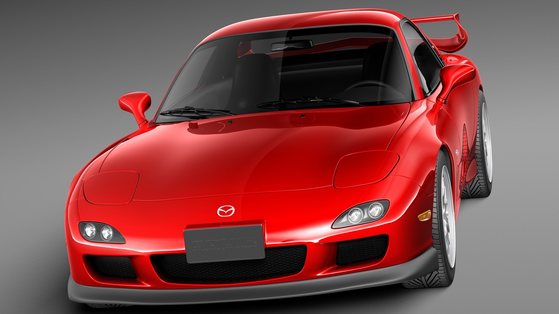 3d Model Mazda Rx7 Rx-7 Sport Coupe