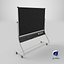 Customizable Double-Sided Metal Blackboard Rectangular Writing Board