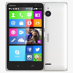 nokia x2 dual sim 3d c4d