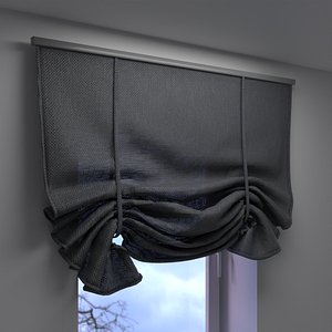 3D window blind model