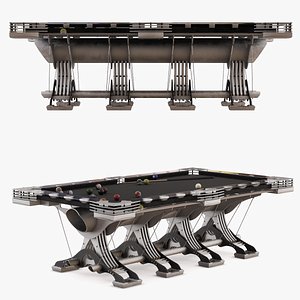 3D model billiard hurricane predator