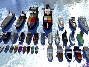 boat ship 3d model