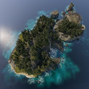 3D archipelago islands