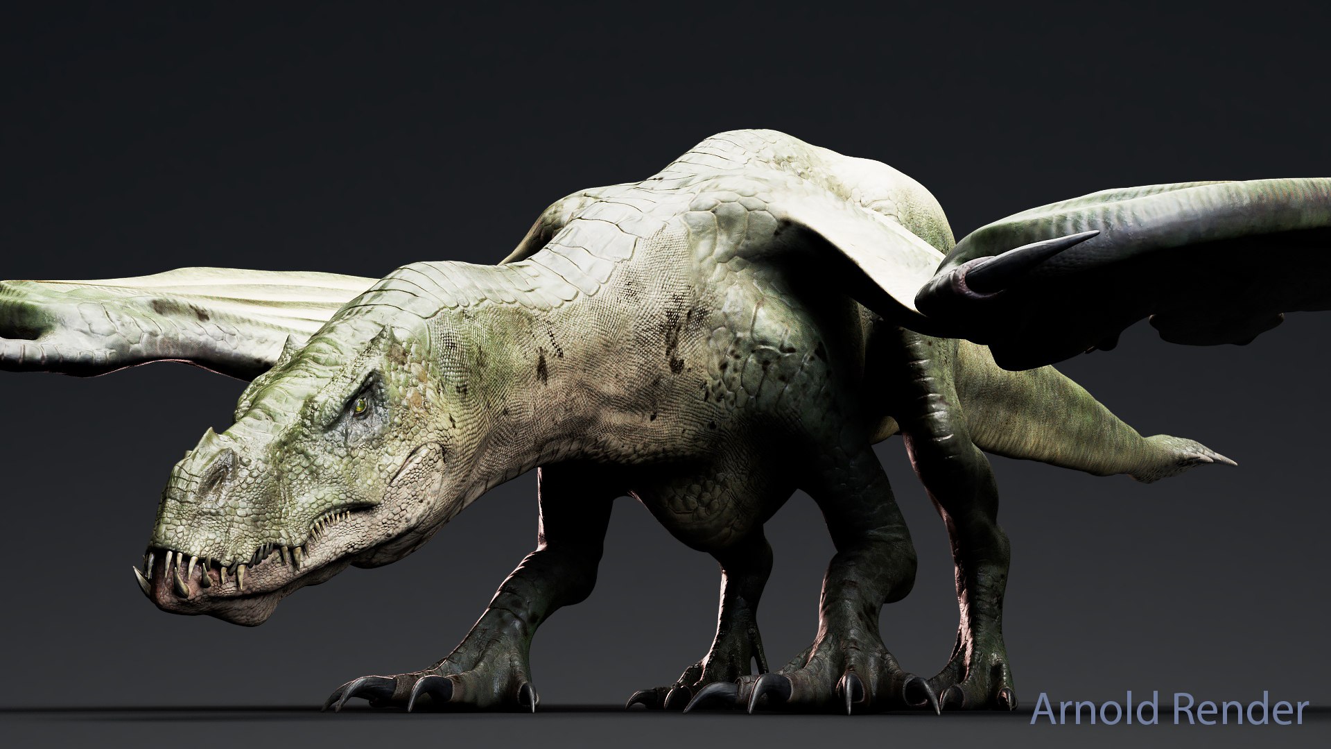3D Model Iron Fire Dragon - Unity Project - TurboSquid 2250406