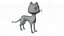 Desenho de gato lowpoly