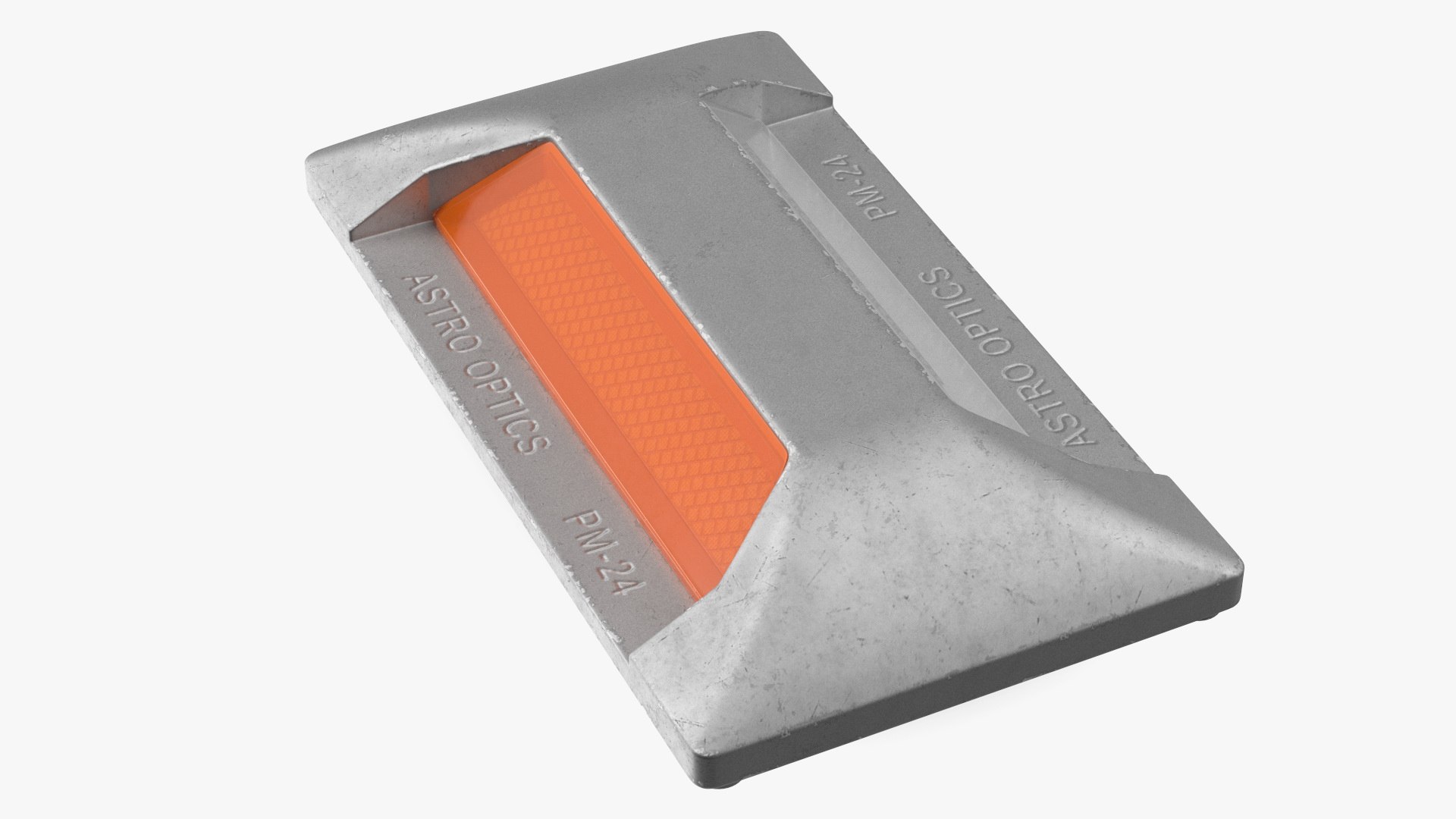 Aluminum Raised Pavement Marker 3D model preview