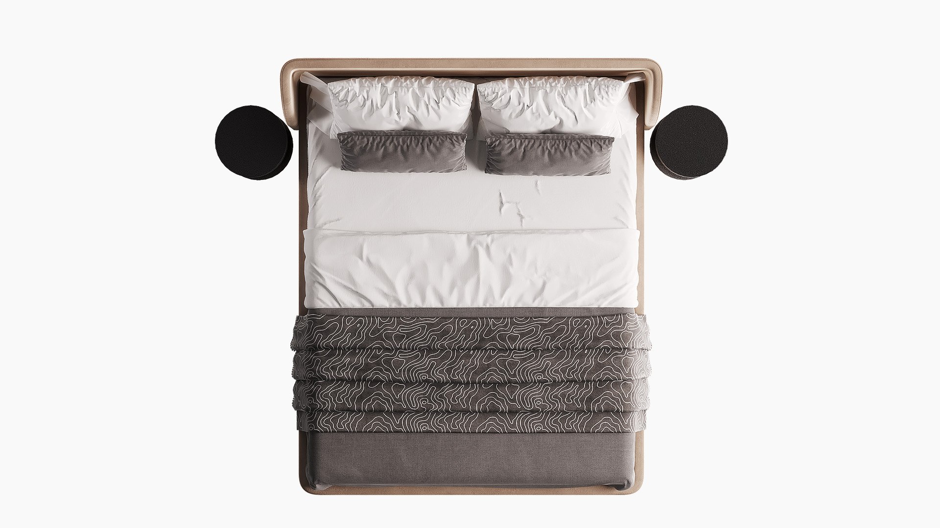 Beige bed with black nightstands model https://p.turbosquid.com/ts-thumb/Xd/QRuwAI/bd/ts_004/jpg/1762474179/1920x1080/fit_q87/d2dcbe28344181ddb1e3b212a2a4ba2d8c212918/ts_004.jpg