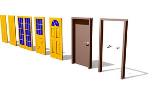 3D model small door package
