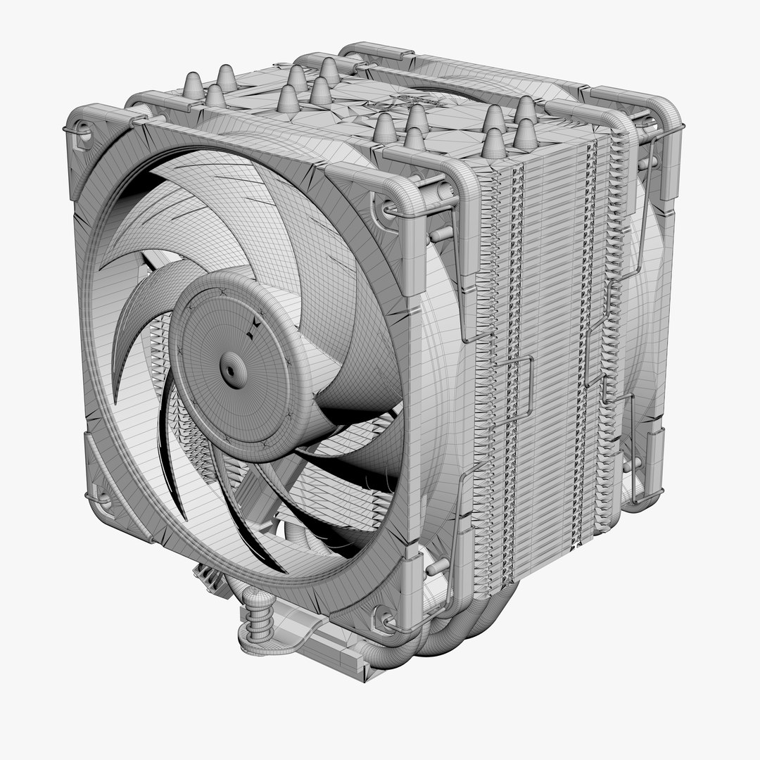 Noctua NH-U12A chromax black 3D model https://p.turbosquid.com/ts-thumb/Xd/QvGa8C/Uy/nhu12acbwireframe0011/jpg/1693823845/1920x1080/fit_q87/d1bba902f5d16432470b2a5a4caa62e7448029e5/nhu12acbwireframe0011.jpg
