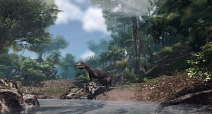 Deinonychus Jurassic Dinosaur