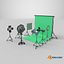 Full Detailed Photo Studio Collection 3D model