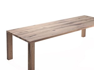 DS-777 Dining Table Wood 3D model