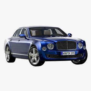 3D 2013 bentley mulsanne model
